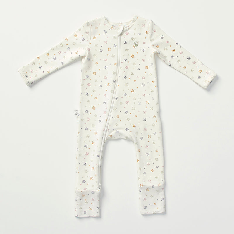 Light Zippee Baby Romper 0.2 TOG - Rainbow Dreaming