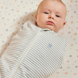 Swaddle Sleeping Bag 1.0 TOG - Dusk Blue Stripe