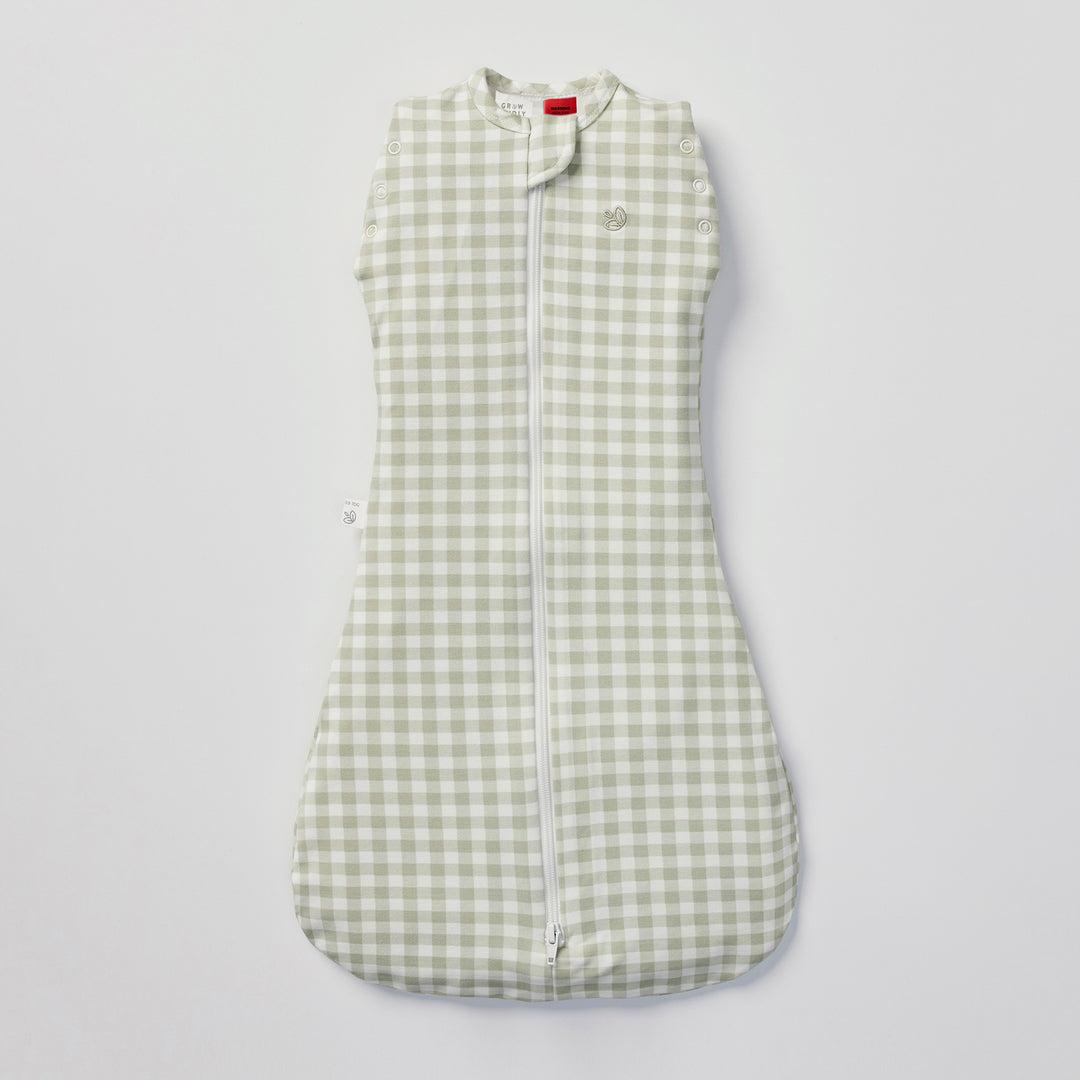 Swaddle Sleeping Bag 1.0 TOG - Gumleaf Gingham