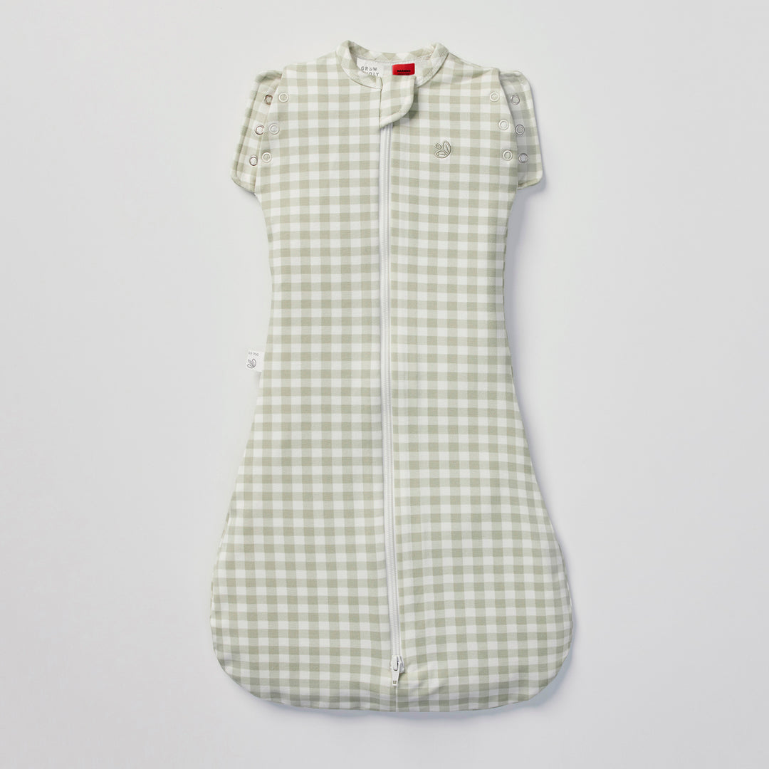 Swaddle Sleeping Bag 1.0 TOG - Gumleaf Gingham
