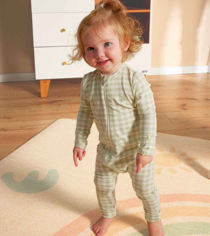Grow Kindly - Light Zippee Baby Romper 0.2 TOG