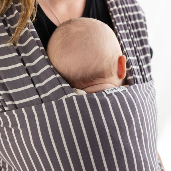 Baby Sling - Charcoal Stripe