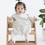 Messy Bib - Glacier Gray Spot