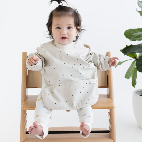 Messy Bib - Glacier Gray Spot