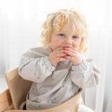 Messy Bib - Glacier Gray Spot