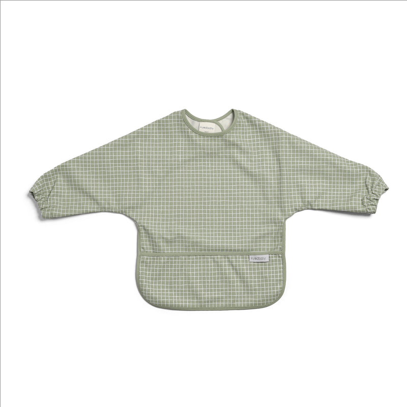 Messy Bib - Moss Grid