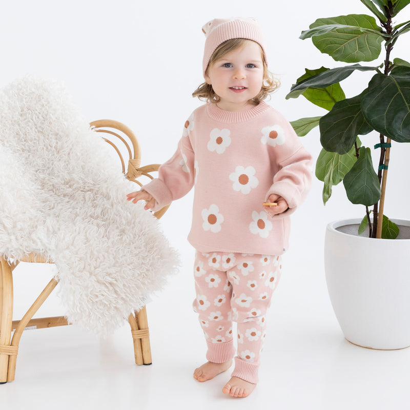 Jacquard Knit Jumper - Blossom