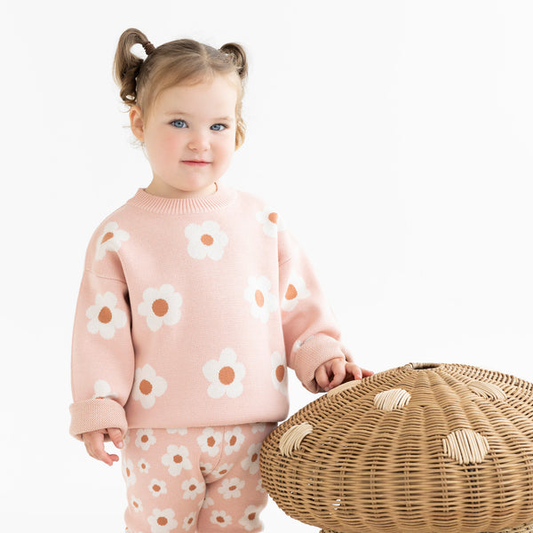 Jacquard Knit Jumper - Blossom