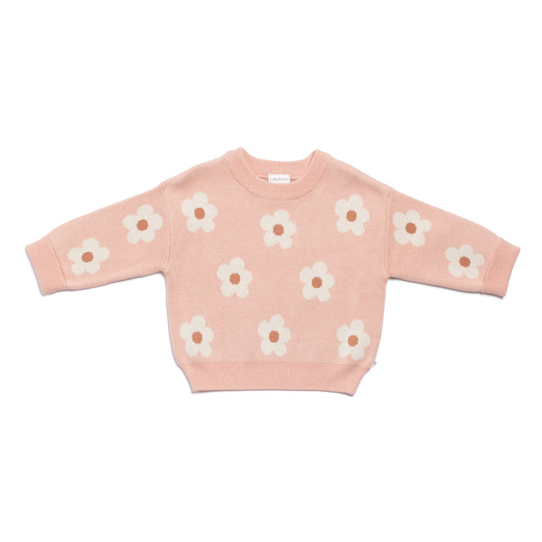 Jacquard Knit Jumper - Blossom