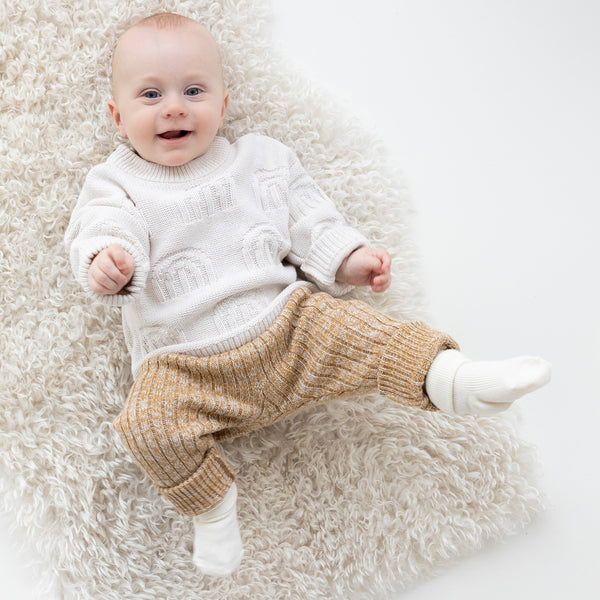 Chunky Knit Pant - Chia Space Dye