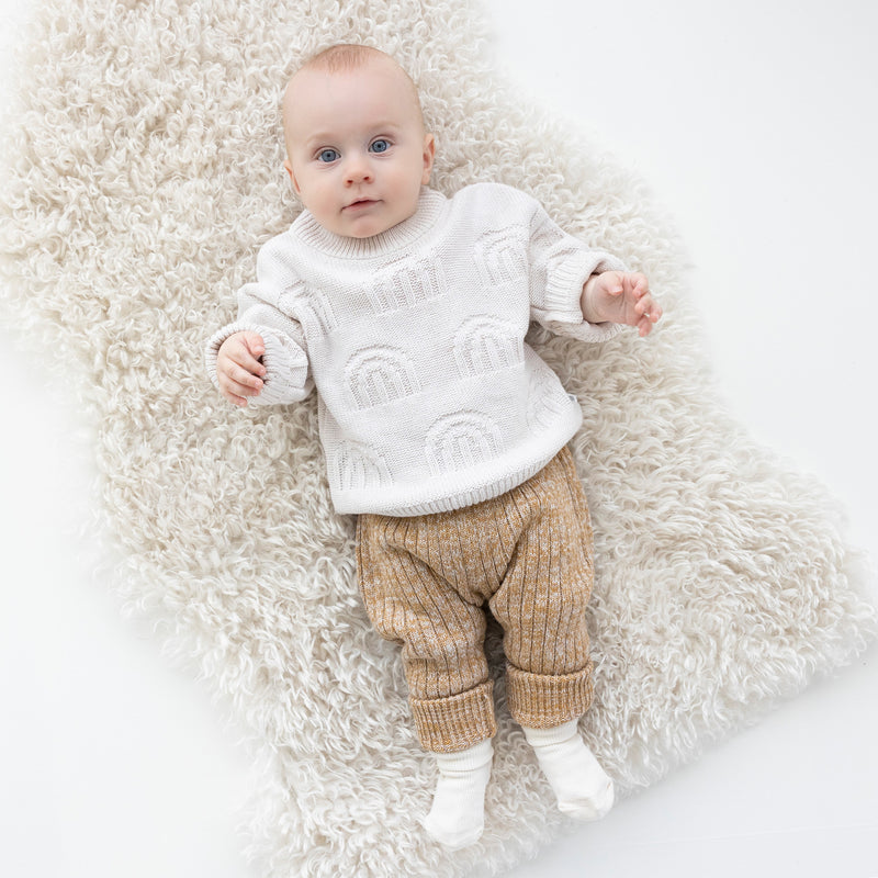 Chunky Knit Pant - Chia Space Dye