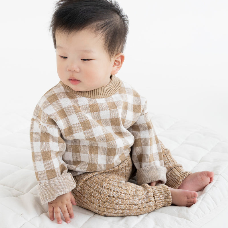 Chunky Knit Pant - Chia Space Dye