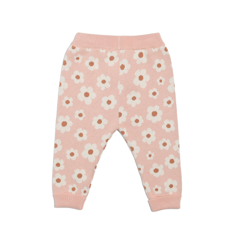 Jacquard Knit Pant - Blossom