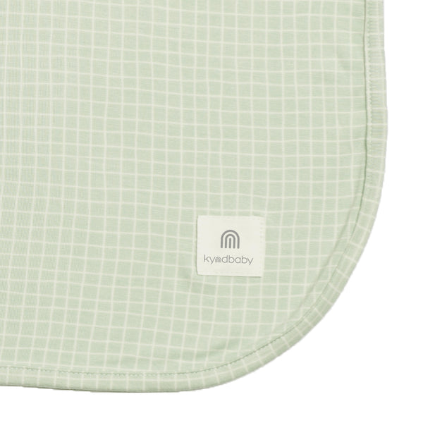 Large Stretchy Swaddle - Moss Grid