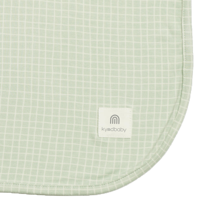Large Stretchy Swaddle - Moss Grid