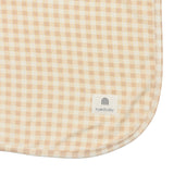 Large Stretchy Swaddle - Neutral Gingham