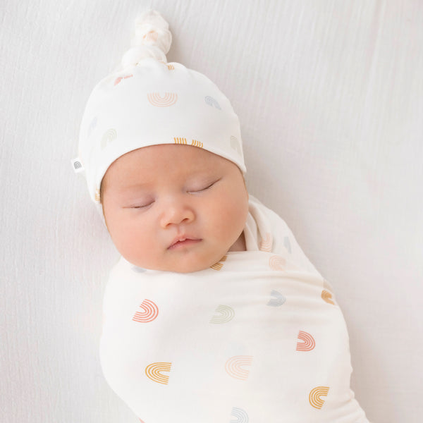 Large Stretchy Swaddle - Over the Rainbow