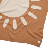 Organic Knitted Blanket - Chia Sunshine
