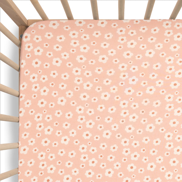 Fitted Cot Sheet - Blossom