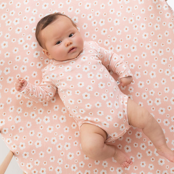 Fitted Cot Sheet - Blossom