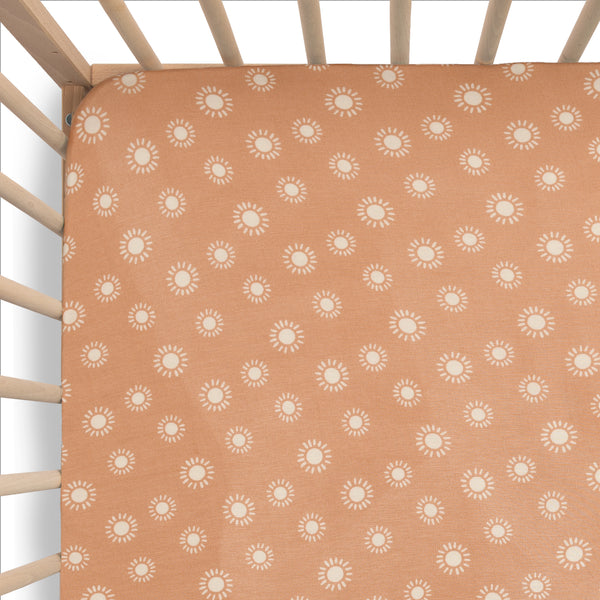 Fitted Cot Sheet  - Sunshine