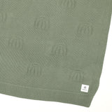 Rainbow Decorative Knit Blanket - Sage Rainbow