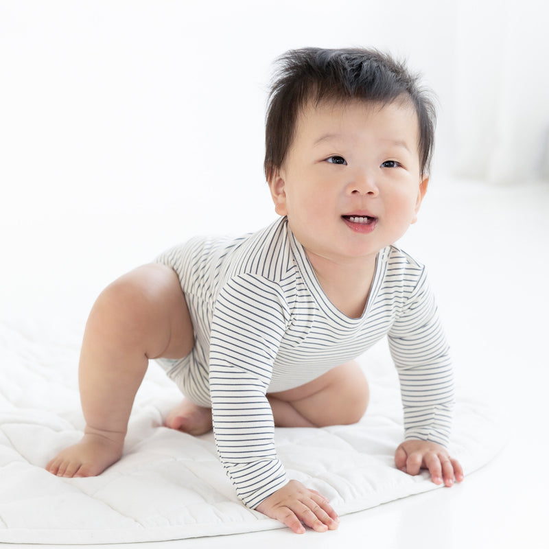 Comfy Bodysuit Long Sleeve - Mini Stripe