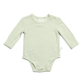 Comfy Bodysuit - Moss Grid